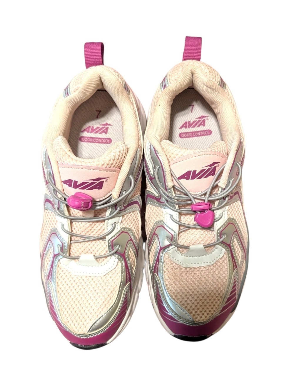 Avia Women's Pink Athletic Sneakers - Picture 3 of 10
